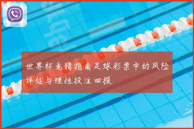 世界杯竞猜指南足球彩票中的风险评估与理性投注回报